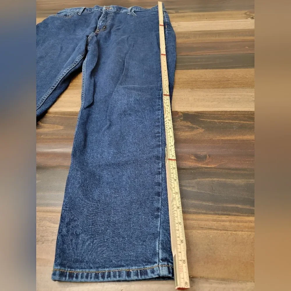 Fashion Nova Mom Jeans High-Rise Straight Leg Dark Wash Denim Size 2X